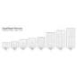 Preview: Rottner feuersicherer Papiersicherungsschrank EN2 GigaPaper 85 Premium Zahlenkombinationsschloss aluminiumweiß  T04992